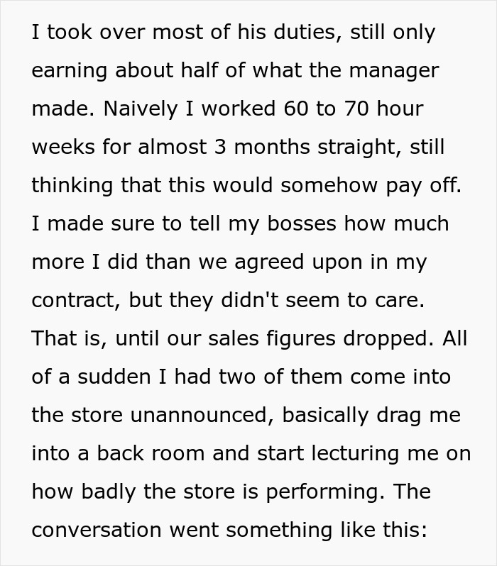 Management Goes Ballistic On 1 Of 2 Employees Still Left In Their Store, Employee Makes Them Regret It By Acting His Wage