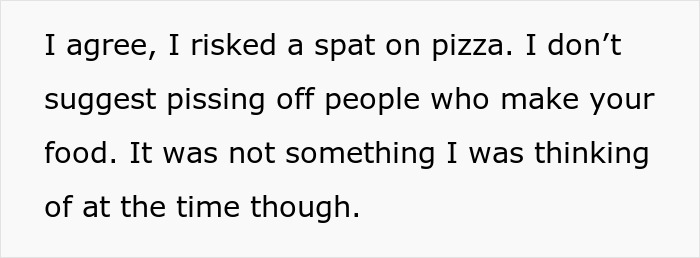 Customer Calls This Restaurant In Front Of Staff When They Said The Discount Applies Only To Phone Orders Customer Calls This Restaurant In Front Of Staff When They Said The Discount Applies Only To Phone Orders