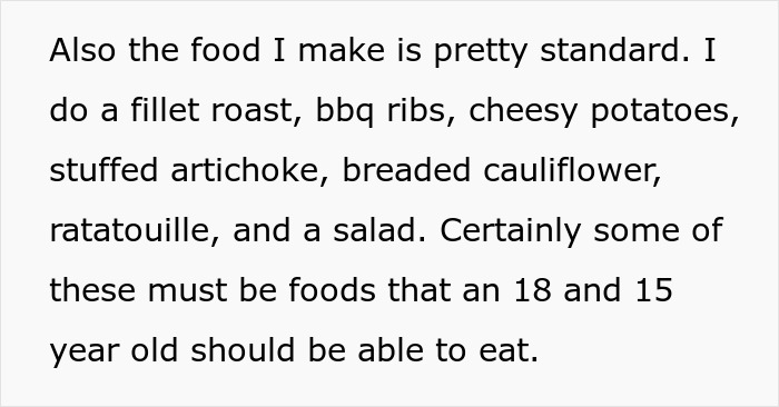 The Internet Applauds This Guy For Standing Up To His Sister And Her "Picky" Children During Christmas Dinner