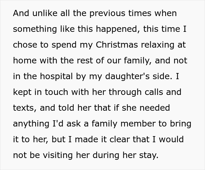Mom Leaves Teen Daughter Alone In The Hospital On Christmas, Hoping It Will Teach Her A Lesson, Wonders If She Went Too Far