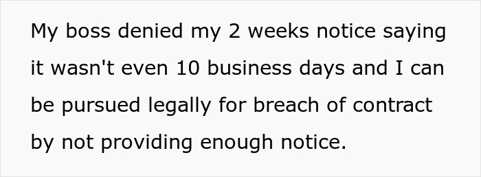 Employee Gets Accused Of Trying To Sabotage The Company By Handing In 2 Weeks’ Notice Right Before The Holidays Employee Gets Accused Of Trying To Sabotage The Company By Handing In 2 Weeks’ Notice Right Before The Holidays