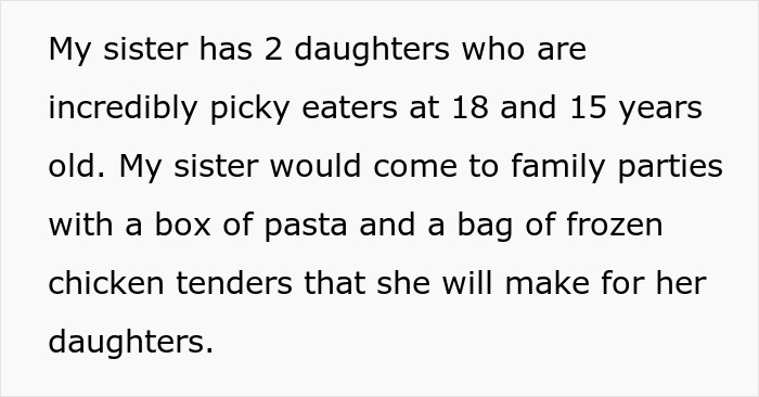 The Internet Applauds This Guy For Standing Up To His Sister And Her "Picky" Children During Christmas Dinner