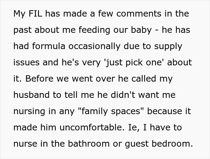 &ldquo;I Have To Nurse In The Bathroom Or Guest Bedroom&rdquo;: Woman &lsquo;Breaks The Rule&rsquo; And Breastfeeds Her Newborn Around Her FIL, Gets Called A Jerk