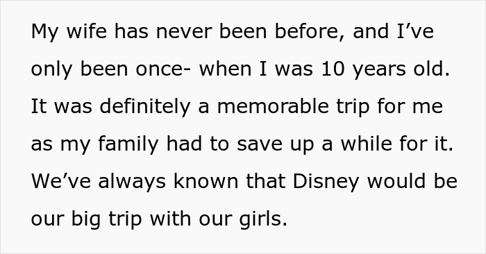 Man Wonders If It's Truly 'Selfish' And 'Heartless' To Ask His Wife To Cancel Her Terminally Ill Father&rsquo;s Trip To Disney With Their Daughters