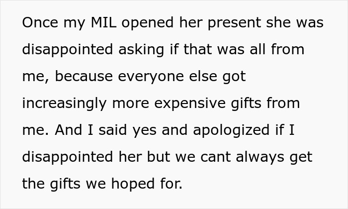 Man Gets Revenge On His MIL By Giving Her $40 Gift Instead Of A $600 One After She Refused To Give Her Gift To His Daughter