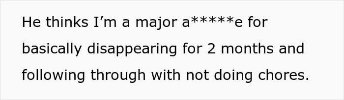 30 Y.O. Woman Asked To &lsquo;Grow Up&rsquo; By Her Boyfriend For Not Doing Any Chores After Warning Him In Advance She Won&rsquo;t Be Able To