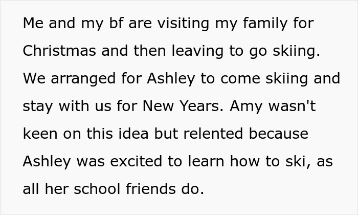 &ldquo;[Am I The Jerk] For Refusing To Lie To My Niece About Why She Is Not Allowed To Come Skiing With Me?&rdquo;