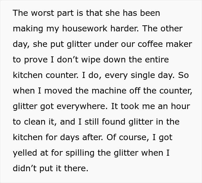 Wife Sets A Glitter Trap For Husband To Test His Housework, He Pours His Heart Out Online: "I Don't Know How I'm Going To Survive The Holidays" Wife Sets A Glitter Trap For Husband To Test His Housework, He Pours His Heart Out Online: "I Don't Know How I'm Going To Survive The Holidays"