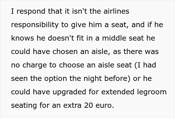 Man Confronts "Giant" 6'8" Man After He Stopped Him From Reclining His Seat On A Plane