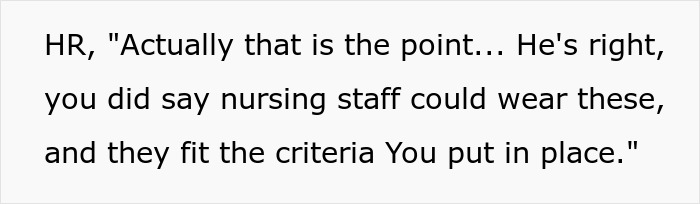 Male Nurse Maliciously Complies With Management's Gender-Biased Dress Code, Gets Them To Change It Male Nurse Maliciously Complies With Management's Gender-Biased Dress Code, Gets Them To Change It