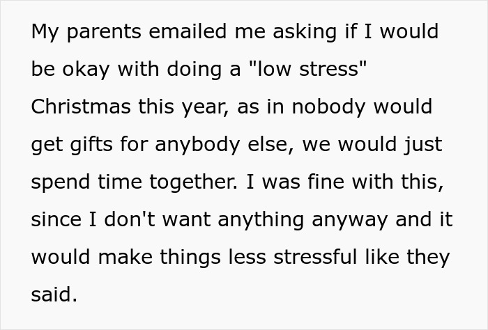 19 Y.O. Discovers Parents Got Gifts For His Sibling Despite Agreeing Not To Get Gifts For Anyone, Says He Won&rsquo;t Come Home For Christmas