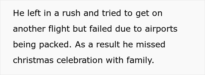 "Why Would I Wake Up Early Just To Wake Him Up?": Woman Is Not Invited To Husband's Family Christmas, Doesn't Wake Him Up For His Flight