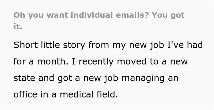 "Oh, You Want Individual Emails? You Got It": Woman Teaches A Passive-Aggressive Coworker A Lesson On Email Etiquette