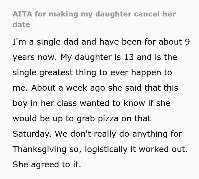 Dad Catches 13 Y.O. Daughter Lying After She Fails To Introduce Her Date, Tells Her To Text Him And Call It Off