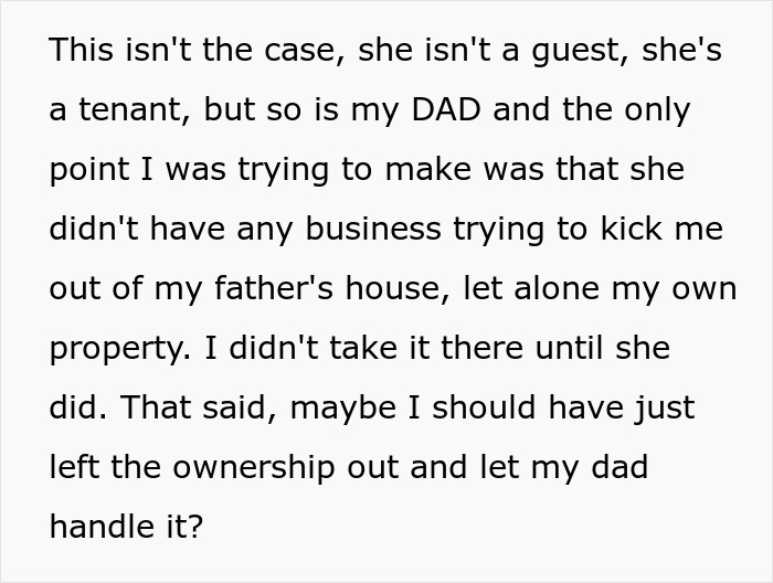 “She Was Shocked”: Woman’s Stepmom Tries To Kick Her Out, Not Knowing The Stepdaughter Actually Owns The House “She Was Shocked”: Woman’s Stepmom Tries To Kick Her Out, Not Knowing The Stepdaughter Actually Owns The House