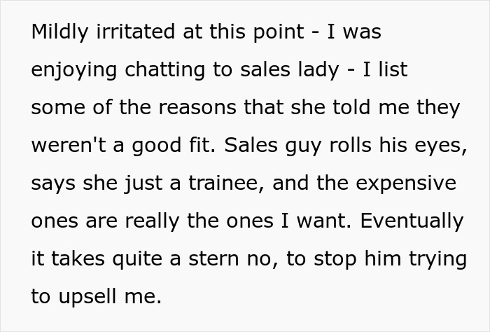 Sales Guy Tries To Upsell Binoculars With Insurance, Says The Client Shouldn&rsquo;t Buy Them Without It, Client Maliciously Complies
