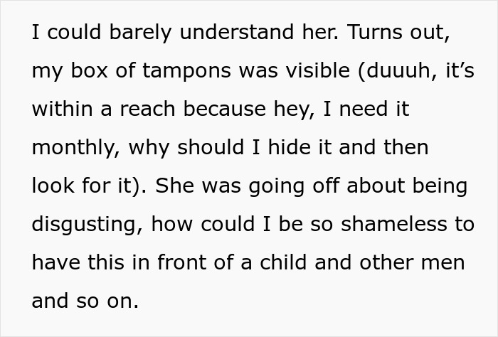 "I Looked At Her In Disbelief": 'Karen' Guest Throws A Fit At Christmas Gathering After Seeing Tampons In The Hosts' Bathroom