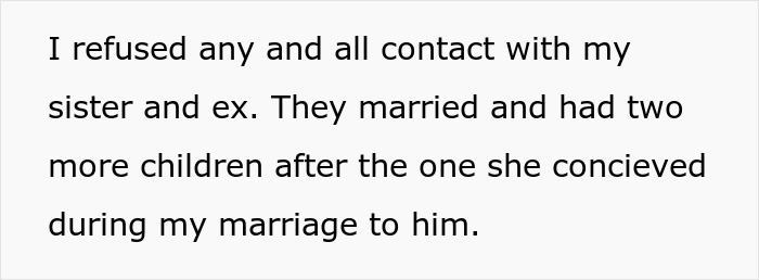 Woman Can’t Forgive Her Sister Who Slept With Her Husband While She Was Losing A Baby, Refuses To Be An Aunt To Her Children Woman Can’t Forgive Her Sister Who Slept With Her Husband While She Was Losing A Baby, Refuses To Be An Aunt To Her Children
