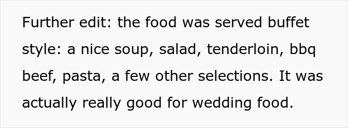 Parent Took Online Wondering Whether They’re Indeed A Jerk For Letting Their 22-Year-Old Bring Fast Food To A Wedding Parent Took Online Wondering Whether They’re Indeed A Jerk For Letting Their 22-Year-Old Bring Fast Food To A Wedding
