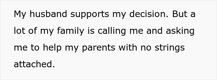 Woman Refuses To Simply Give Money To Her Parents Who Are Raising Her Nieces As They Are Ultra-Religious, But Leaves Them Inheritance With A Condition