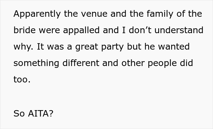 Parent Took Online Wondering Whether They’re Indeed A Jerk For Letting Their 22-Year-Old Bring Fast Food To A Wedding Parent Took Online Wondering Whether They’re Indeed A Jerk For Letting Their 22-Year-Old Bring Fast Food To A Wedding