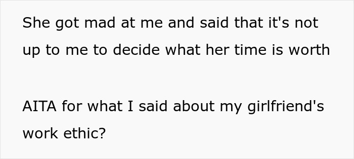 The Internet Lets This Guy Know That He Is Wrong For Being Annoyed At His Girlfriend Because She Doesn&rsquo;t Need To Work As Hard As Him To Earn More