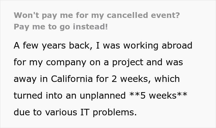 "Won't Pay Me For My Cancelled Event? Pay Me To Go Instead": Employee Makes Boss Cover &pound;4,000 In Expenses After Refusal To Refund Canceled Trip