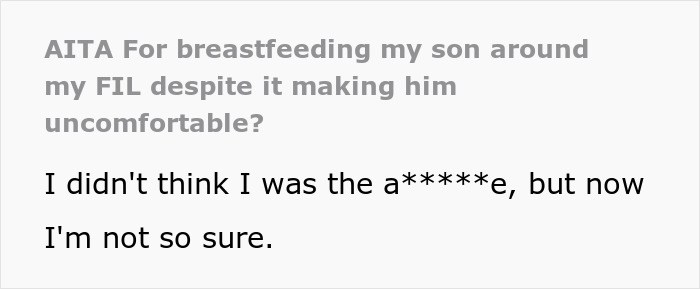 &ldquo;I Have To Nurse In The Bathroom Or Guest Bedroom&rdquo;: Woman &lsquo;Breaks The Rule&rsquo; And Breastfeeds Her Newborn Around Her FIL, Gets Called A Jerk