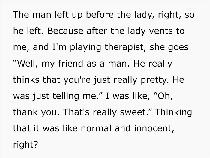 People Are Cracking Up At This Story Of A Bartender Who Accidentally Exposed A Cheating Customer Because Of Her Poor Eyesight People Are Cracking Up At This Story Of A Bartender Who Accidentally Exposed A Cheating Customer Because Of Her Poor Eyesight