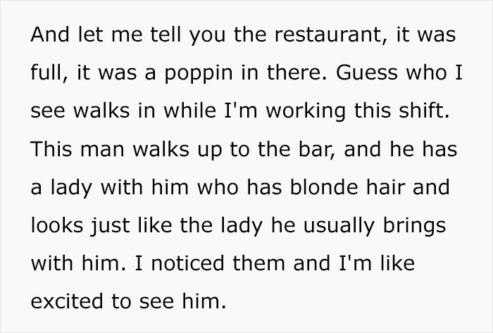People Are Cracking Up At This Story Of A Bartender Who Accidentally Exposed A Cheating Customer Because Of Her Poor Eyesight People Are Cracking Up At This Story Of A Bartender Who Accidentally Exposed A Cheating Customer Because Of Her Poor Eyesight