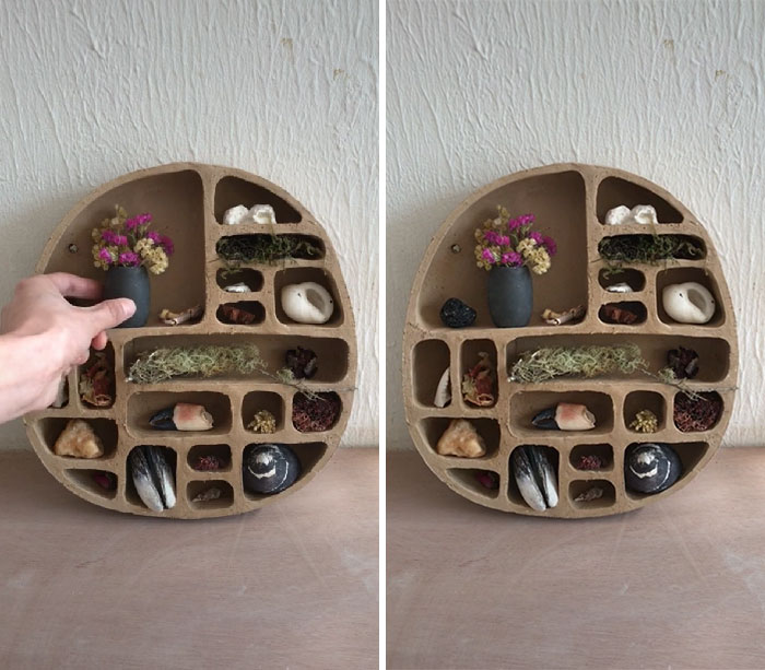 Stoneware Cabinet Of Curiosities I Made! It Hasn’t Been Fired Yet, I Hope It Survives Without Cracks