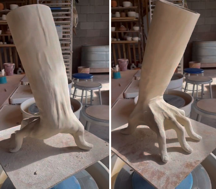 My Ceramic Hand Vase V2