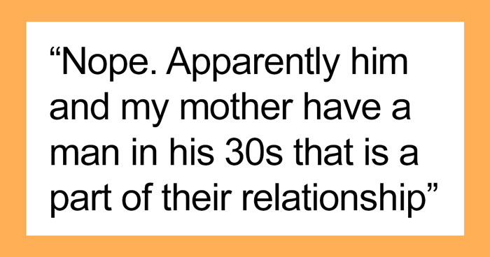 Bride Bans Polyamorous Parents’ Throuple Partner From Her Wedding And Asks Folks Online If She’s The Bad Guy