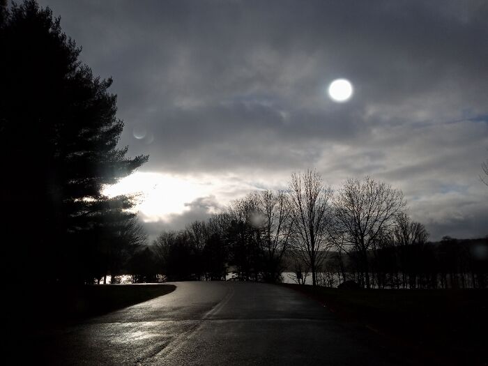 3pm Upstate New York By A State Park Attached To A Reservoir Off Delaware River