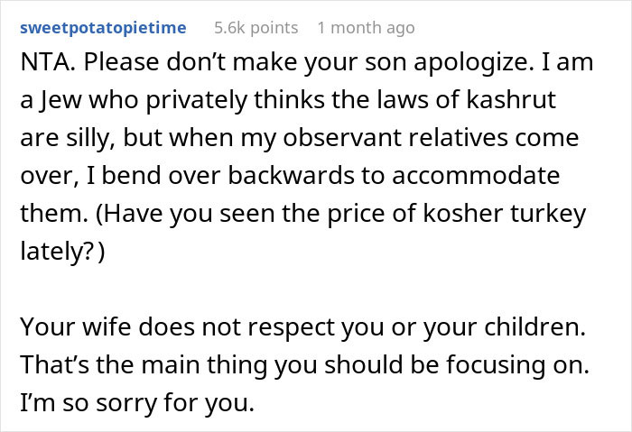 Christian Woman Sneaks Pork Into Jewish SIL's And His Kids' Food To Prove A Point, They Decide To Completely Cut Contact