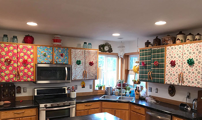 Finally Got My Cupboards Wrapped. Running Way Behind This Year