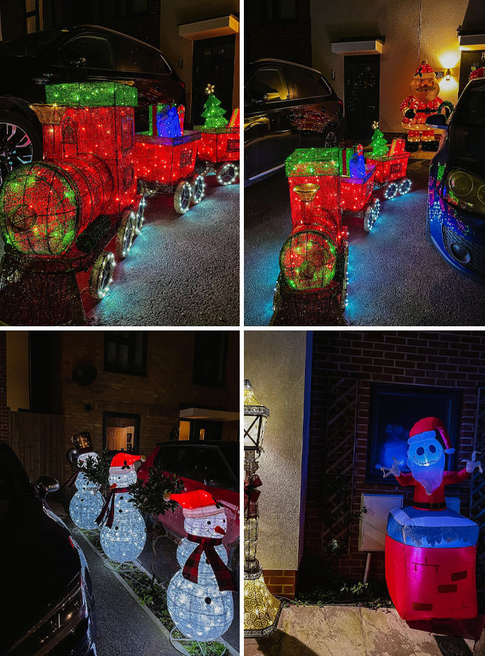 And The Outdoor Decorations Are Complete