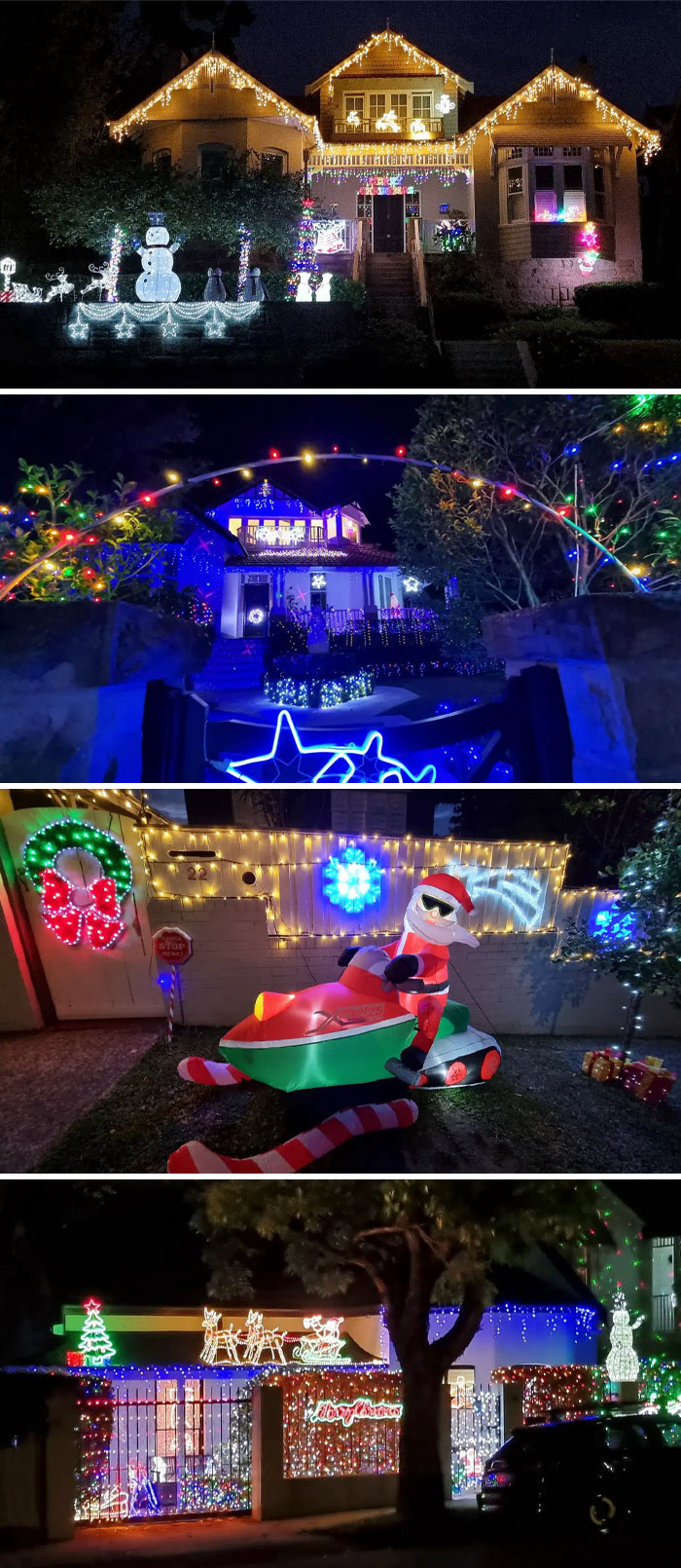 Another Street, Another Occasion To See Christmas Lights Decorations