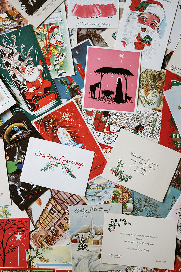 Colorful Christmas cards