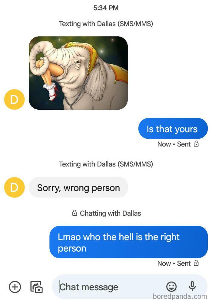 Who Was The Right Person? (I Know Not A Wrong Number)