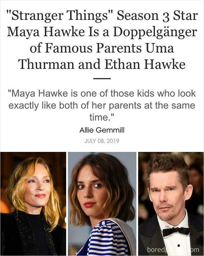 A Woman Who Looks Like Her Parents