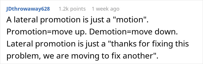 High-Performing Employee Gets Offered A "Lateral Promotion", Learns It Comes With Just A $1 Raise