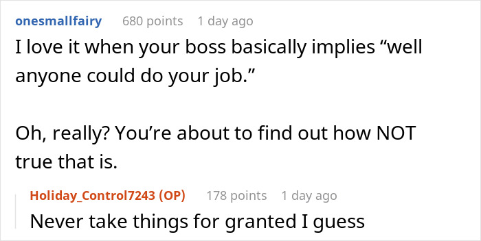Boss Refuses To Approve Time Off For Exemplary Employee Since Too Much Important Work Depends On Them, So They Maliciously Comply