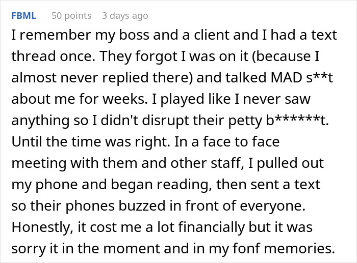 Woman Sees Supervisor Write Mean Things About Her Presentation On A Call, Calls Them Out