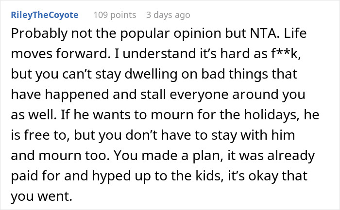 Wife Leaves To Hawaii Without Her Husband Who Wanted To Stay With His Widow Mom, Asks If She's A Jerk Wife Leaves To Hawaii Without Her Husband Who Wanted To Stay With His Widow Mom, Asks If She's A Jerk