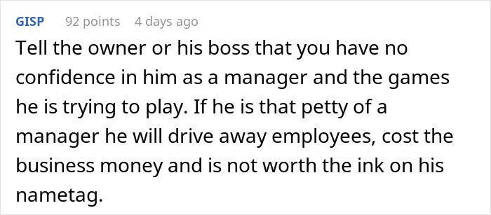 Boss Thinks Employee&rsquo;s Name Tag Isn&rsquo;t His Real Name, Tries To Punish Him For It