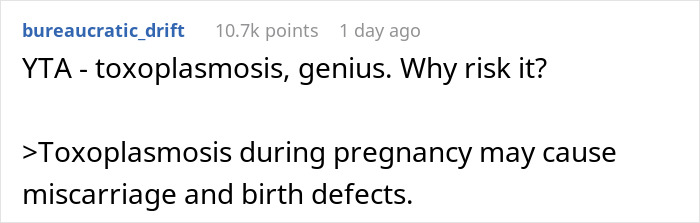 Guy Wonders If He's A Jerk For Refusing To Clean The Litter Box While His Wife Is Pregnant, The Internet Doesn't Hold Back