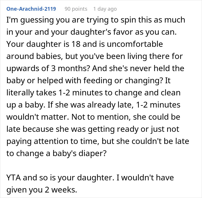 &ldquo;Am I A Jerk For Telling My Brother Off When He Berated My Daughter For Not Changing Her Cousin&rsquo;s Diaper?&rdquo;