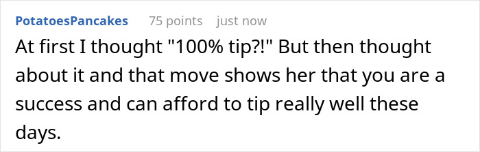 Woman Gets Back At Her School Bully For Harassing Her At A Restaurant By Leaving Her A 100% Tip On $40 Meal