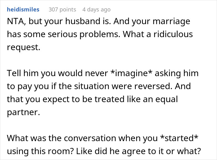 Man Wants To Charge Wife 30% Of Her Salary For Working At Home, Gets Slammed Online